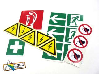 Stickers op vel